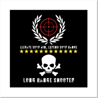 Elevate Your Aim, Extend Your Range: Long Range Shooter Long Range Shooting Posters and Art